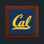 Cal Gold Script Gift Box<br><div class="desc">Check out these new UC Berkeley designs! Show off your Cal Bear pride with these new UC Berkeley products. These make perfect gifts for the Bears student, alumni, family, friend or fan in your life. All of these Zazzle products are customizable with your name, class year, or club. Go Bears!...</div>