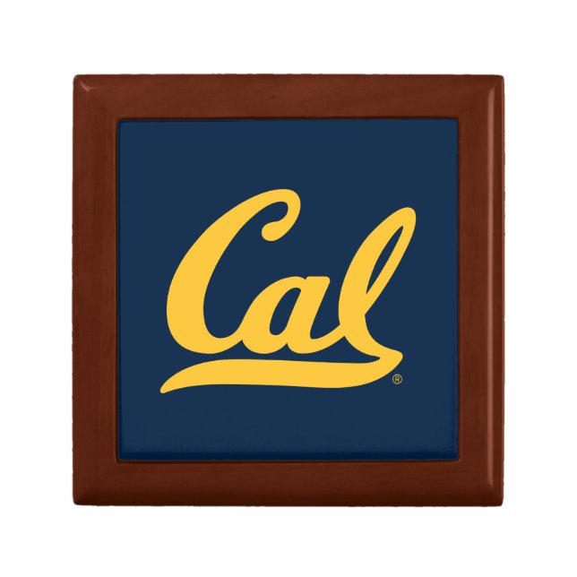 Cal Gold Script Gift Box (Front)