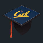 Cal Gold Script Graduation Cap Topper<br><div class="desc">Check out these new UC Berkeley designs! Show off your Cal Bear pride with these new UC Berkeley products. These make perfect gifts for the Bears student, alumni, family, friend or fan in your life. All of these Zazzle products are customizable with your name, class year, or club. Go Bears!...</div>