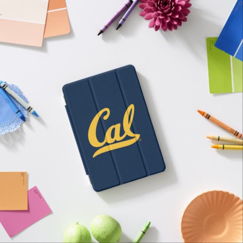 Cal Gold Script iPad Mini Cover