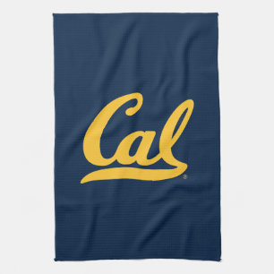 Cal Gold Script Kitchen Towel