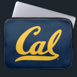 Cal Gold Script Laptop Sleeve<br><div class="desc">Check out these new UC Berkeley designs! Show off your Cal Bear pride with these new UC Berkeley products. These make perfect gifts for the Bears student, alumni, family, friend or fan in your life. All of these Zazzle products are customizable with your name, class year, or club. Go Bears!...</div>