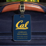 Cal Gold Script Luggage Tag<br><div class="desc">Check out these new UC Berkeley designs! Show off your Cal Bear pride with these new UC Berkeley products. These make perfect gifts for the Bears student, alumni, family, friend or fan in your life. All of these Zazzle products are customizable with your name, class year, or club. Go Bears!...</div>