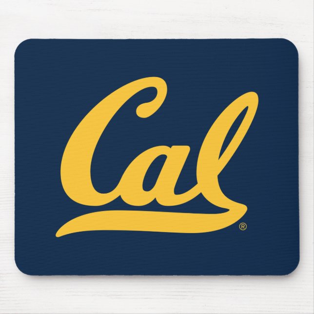 Cal Gold Script Mouse Pad (Front)