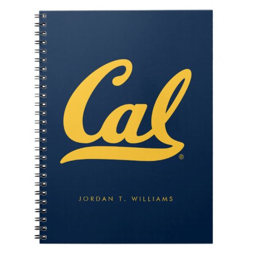 Cal Gold Script Notebook