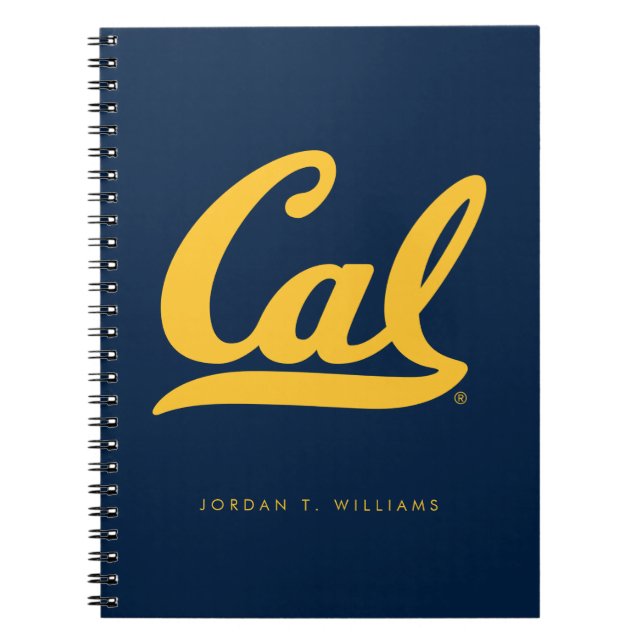 Cal Gold Script Notebook (Front)
