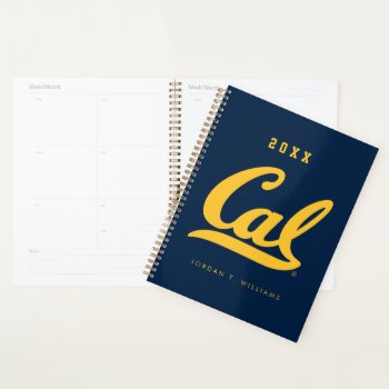 Cal Gold Script Planner by ucberkeley at Zazzle