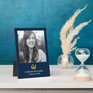 Cal Gold Script Plaque