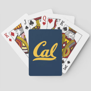 Cal Gold Script Poker Cards