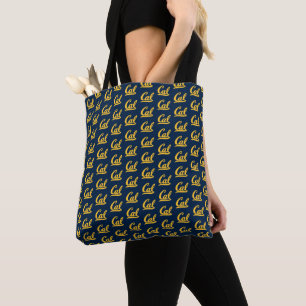Cal Gold Script Tote Bag