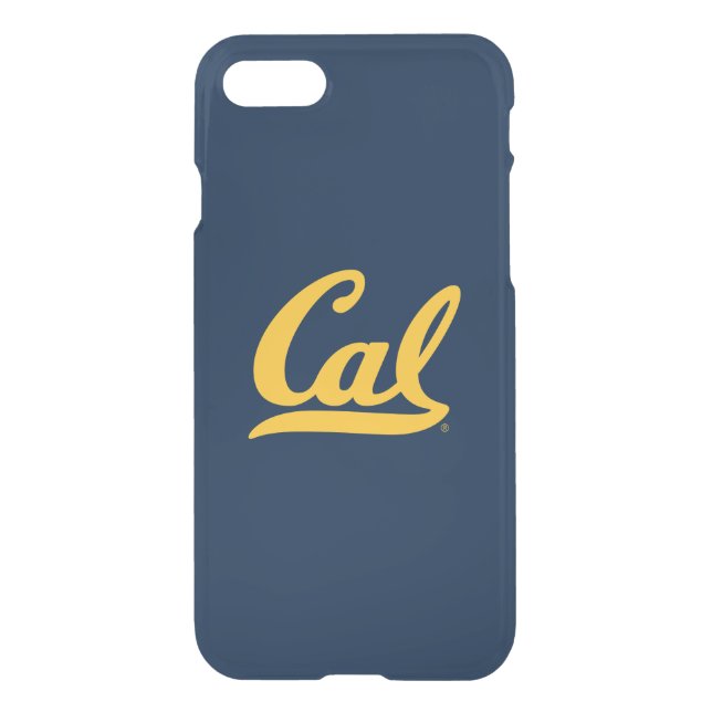 Cal Gold Script Uncommon iPhone Case (Back)