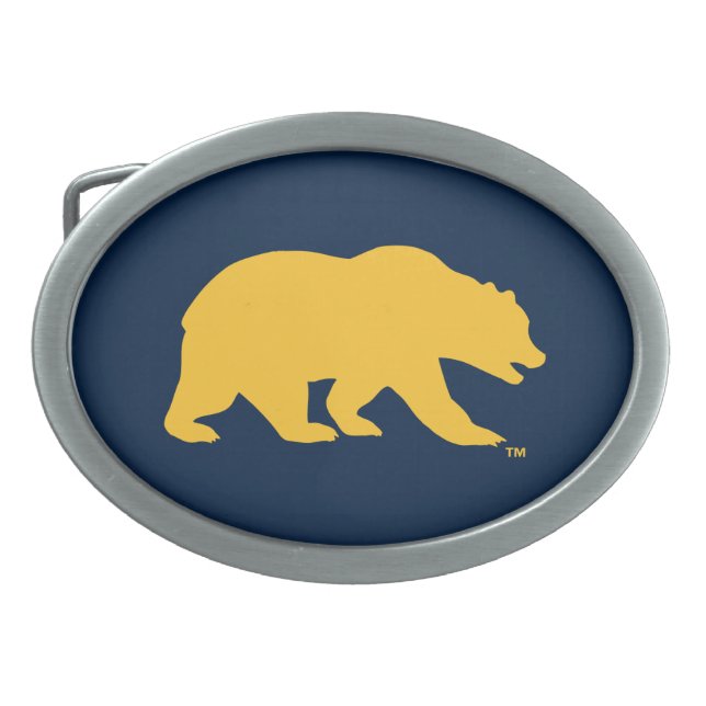 Cal Golden Bear Belt Buckle (Front)