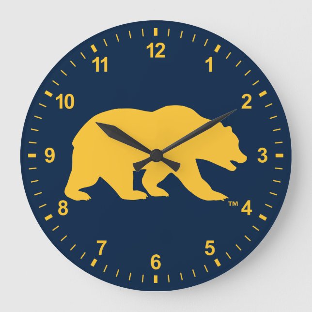 Cal Golden Bear Large Clock (Front)