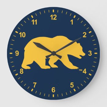 Cal Golden Bear Large Clock by ucberkeley at Zazzle