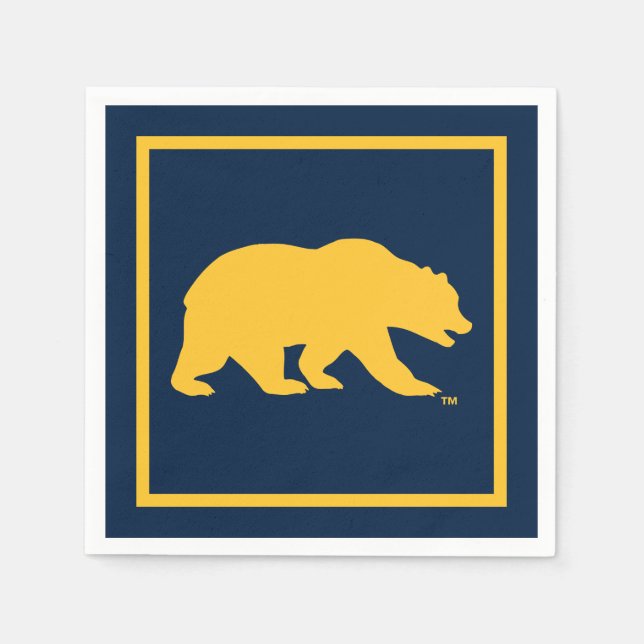 Cal Golden Bear Napkins (Front)