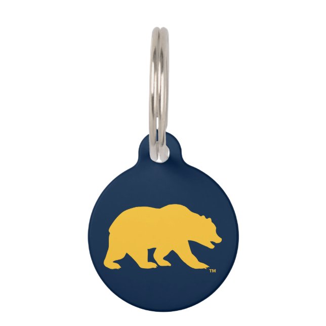 Cal Golden Bear Pet ID Tag (Front)