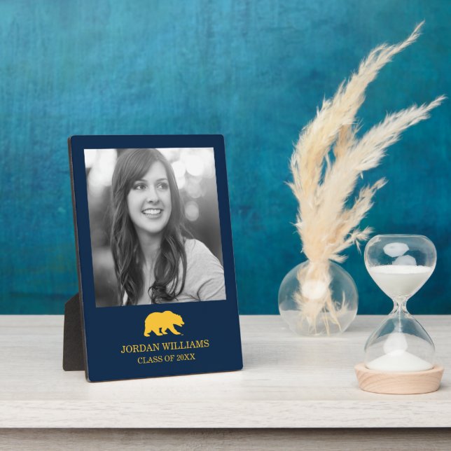 Cal Golden Bear Plaque (Side)