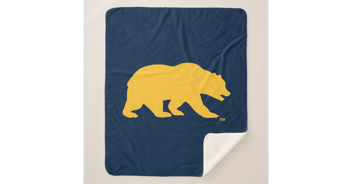 Cal Golden Bear Sherpa Blanket Zazzle