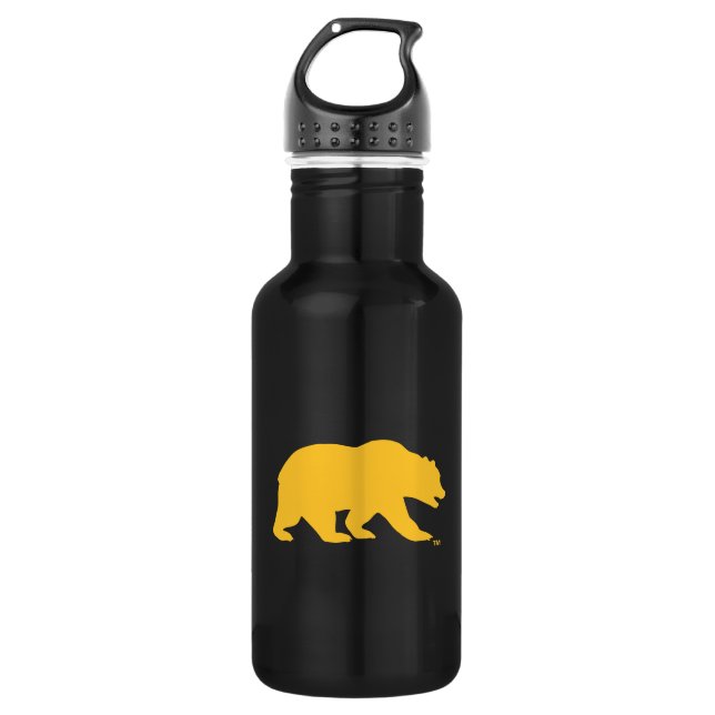 Cal Golden Bear Stainless Steel Water Bottle (Front)