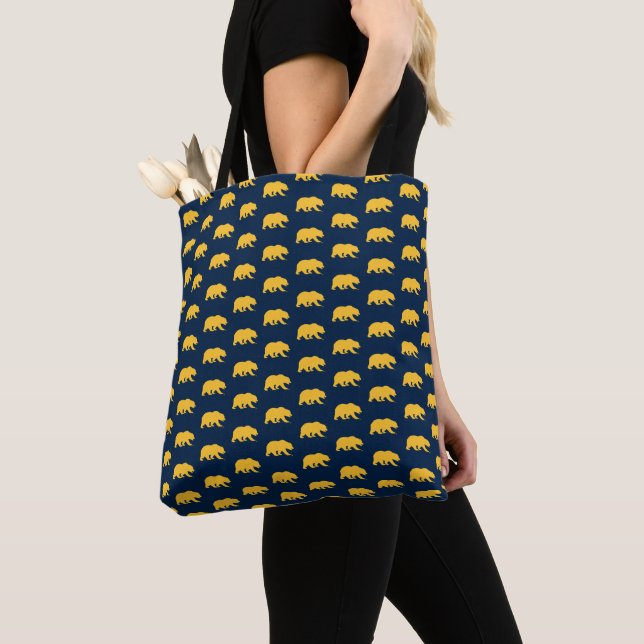 Cal Golden Bear Tote Bag (Close Up)