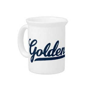 Cal Golden Bears Blue Script Beverage Pitcher
