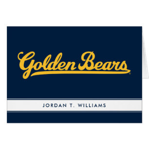 Cal Golden Bears Gold Script
