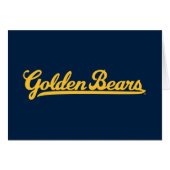 Cal Golden Bears Gold Script (Front Horizontal)