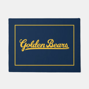 Cal Golden Bears Gold Script Doormat