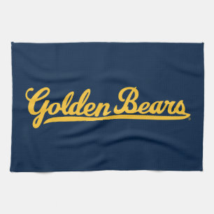 Cal Golden Bears Gold Script Kitchen Towel