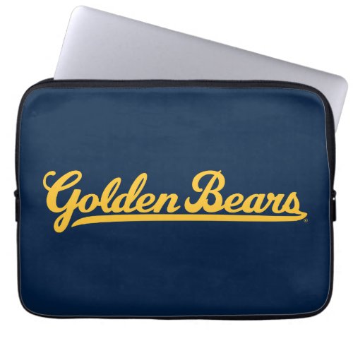 Cal Golden Bears Gold Script Laptop Sleeve