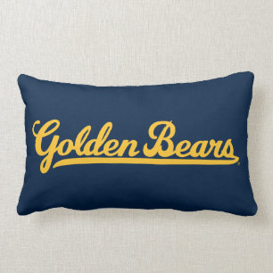 Cal Golden Bears Gold Script Lumbar Pillow