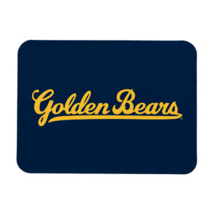 Cal Golden Bears Gold Script Magnet