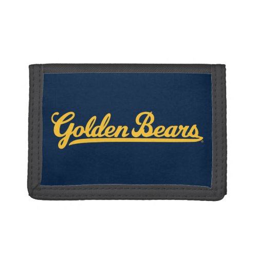 Cal Golden Bears Gold Script Trifold Wallet