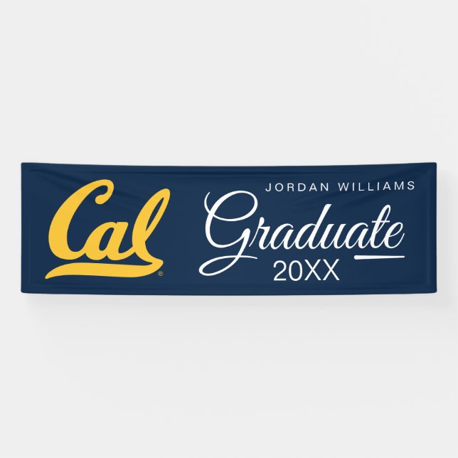 Cal Graduation Banner (Horizontal)