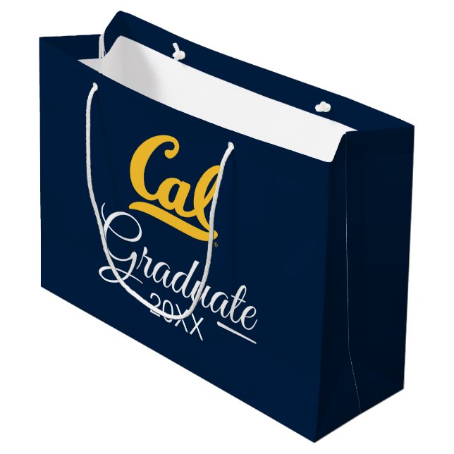 Cal Graduation Large Gift Bag (Front Angled)
