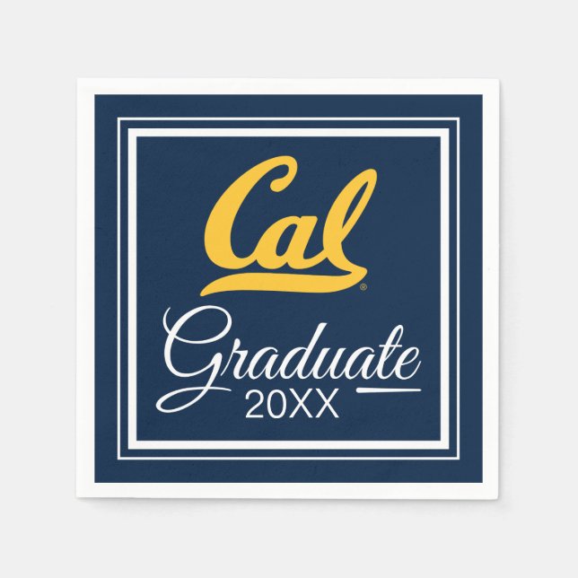Cal Graduation Napkins (Front)