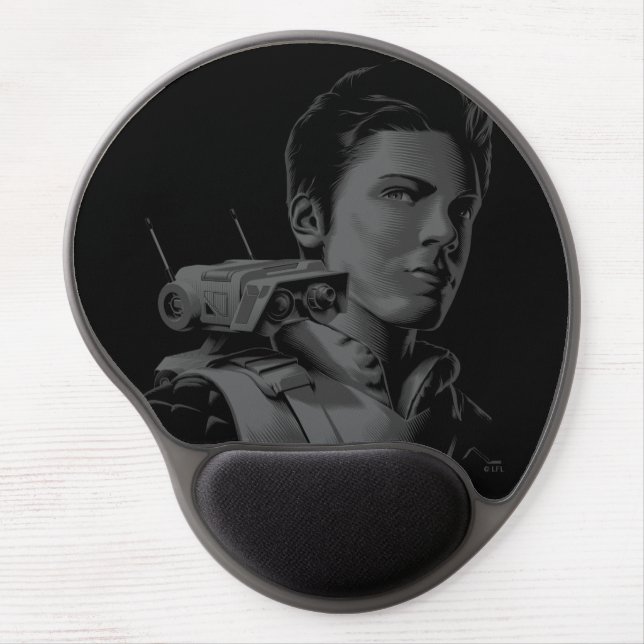 Cal Kestis & BD-1 Outline Gel Mouse Pad (Front)