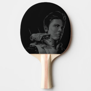 Cal Kestis & BD-1 Outline Ping Pong Paddle