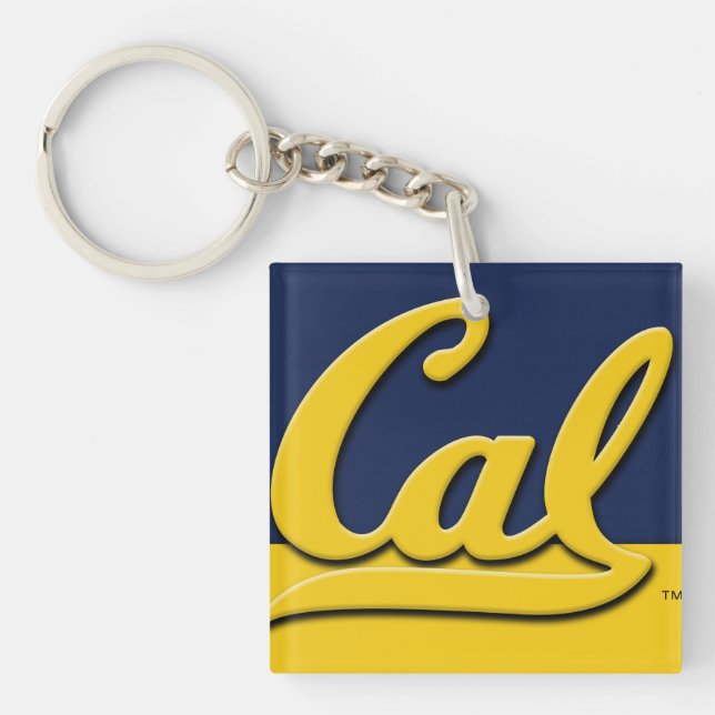 Cal Logo Keychain (Front)