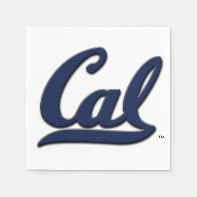 Cal Logo Paper Napkins (Front)