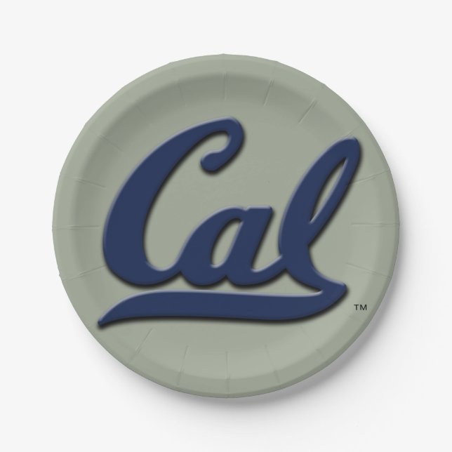 Cal Logo Paper Plates (Front)