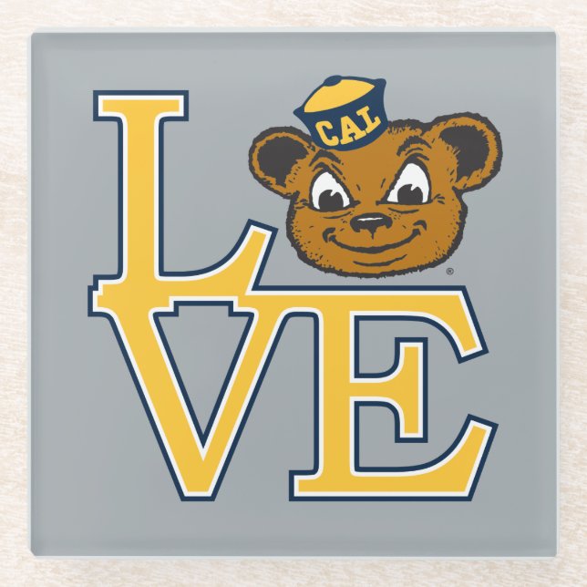 Cal Love Glass Coaster (Front)