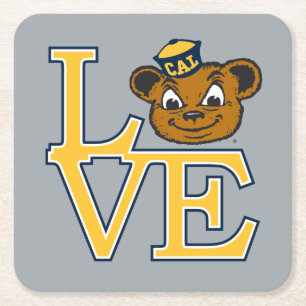 Cal Love Square Paper Coaster