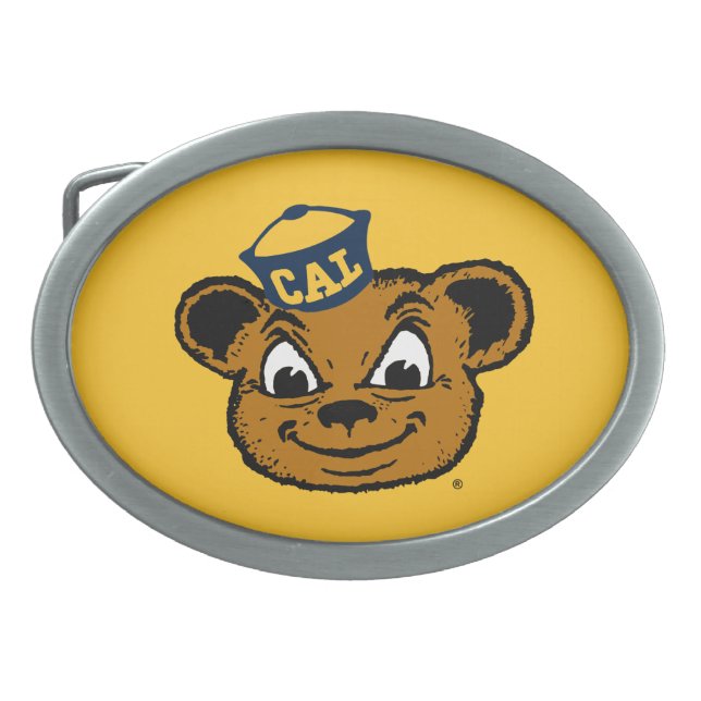 Cal Mascot | Oski the Bear Belt Buckle (Front)