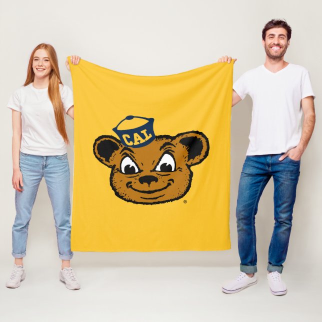 Cal Mascot | Oski the Bear Fleece Blanket (In Situ)