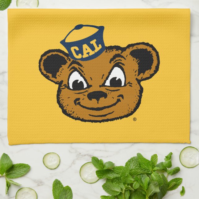 Cal Mascot | Oski the Bear Kitchen Towel (Folded)