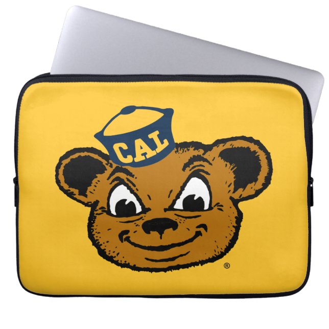 Cal Mascot | Oski the Bear Laptop Sleeve (Front)