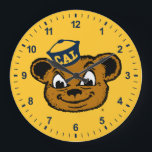 Cal Mascot | Oski the Bear Large Clock<br><div class="desc">Check out these new UC Berkeley designs! Show off your Cal Bear pride with these new UC Berkeley products. These make perfect gifts for the Bears student, alumni, family, friend or fan in your life. All of these Zazzle products are customizable with your name, class year, or club. Go Bears!...</div>