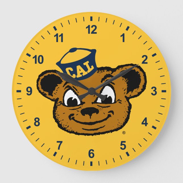 Cal Mascot | Oski the Bear Large Clock (Front)