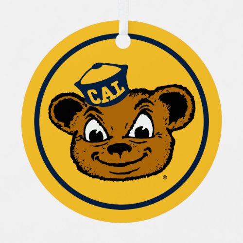 Cal Mascot  Oski the Bear Metal Ornament